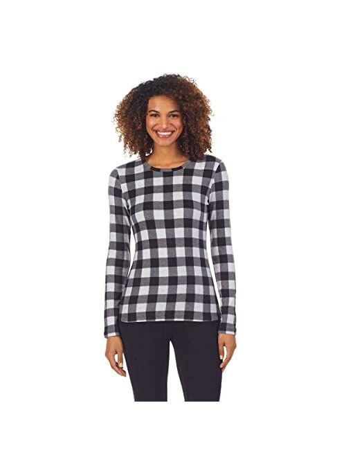 Cuddl Duds Women's Fleecewear with Stretch Crew Neck