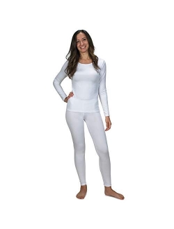 Women's Ultra Soft Thermal Underwear Long Johns Set with Fleece Lined All