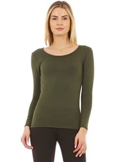 Thermajane Thermal Shirts for Women Long Sleeve Winter Tops Thermal Undershirt for Women