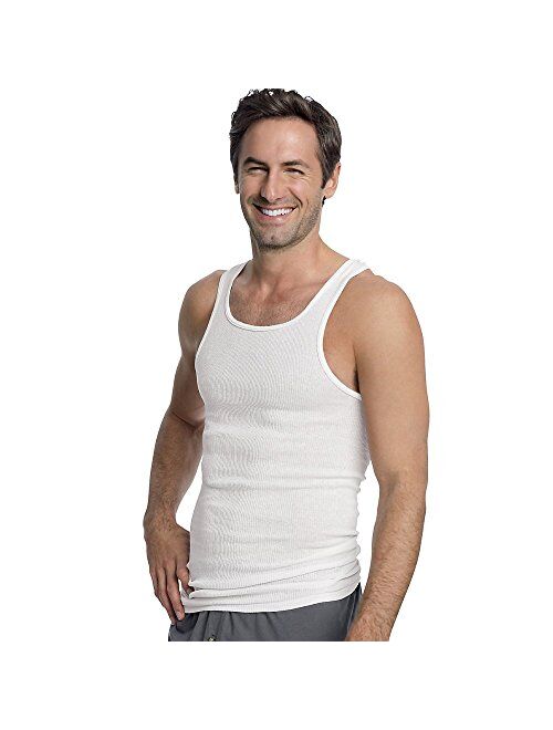 Hanes Men's 12Pack White A-Shirts Tagless Undershirts Tanks Tank Tops