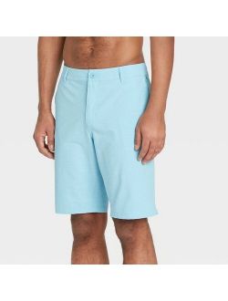 Men's 10.5" Hybrid Swim Shorts - Goodfellow & Co Polar Blue