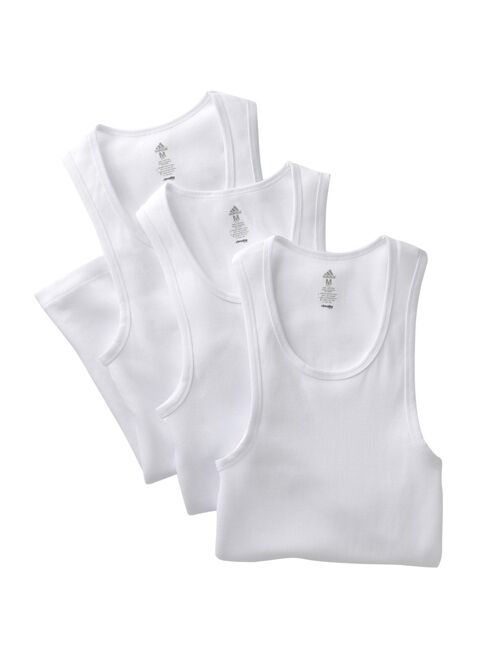 Men's adidas 3-pack Climalite Athletic Comfort A-Shirt Tank Top