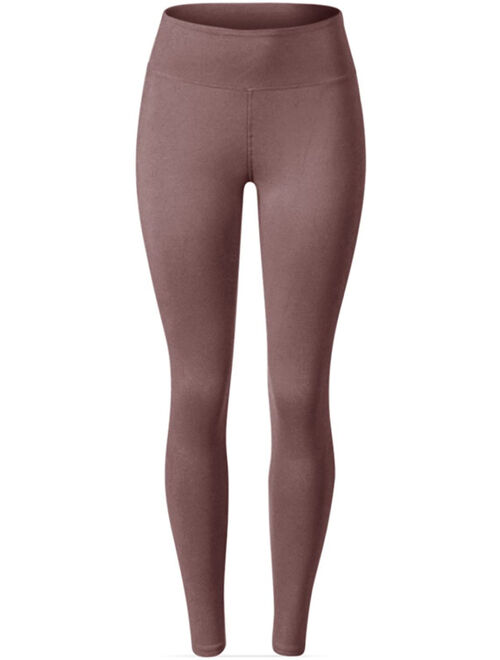 SATINA High Waisted Leggings - 25 Colors - Super Soft Full Length Opaque Slim