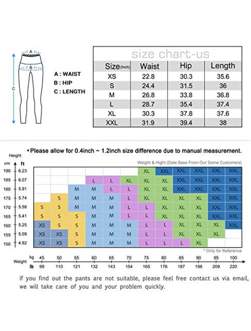 Heathyoga Fleece Lined Winter Leggings for Women Thermal Leggings with Pockets for Women Fleece Yoga Pants with Pockets