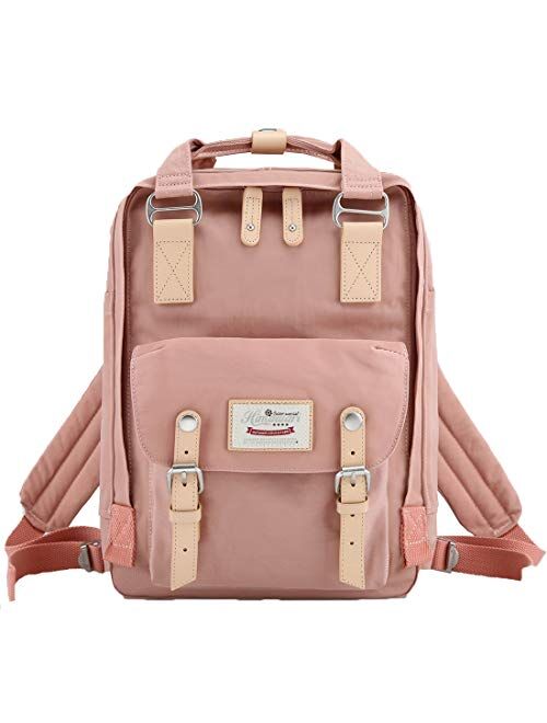 Himawari School Waterproof Backpack 14.9 inch College Vintage Travel Bag,14 inch Laptop for Student (187-02#)