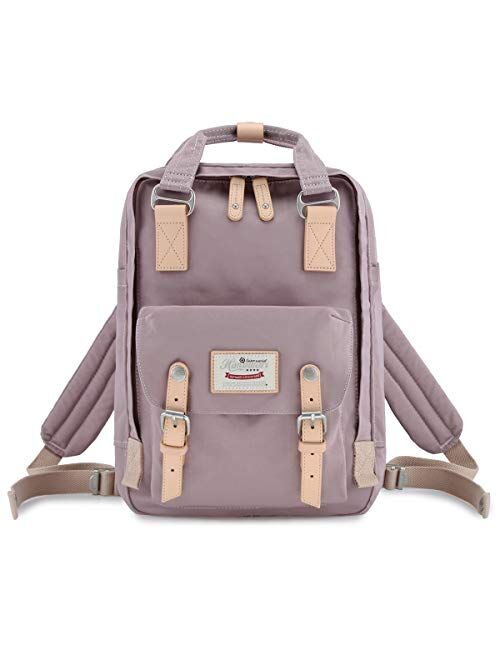 Himawari School Waterproof Backpack 14.9 inch College Vintage Travel Bag,14 inch Laptop for Student (187-02#)