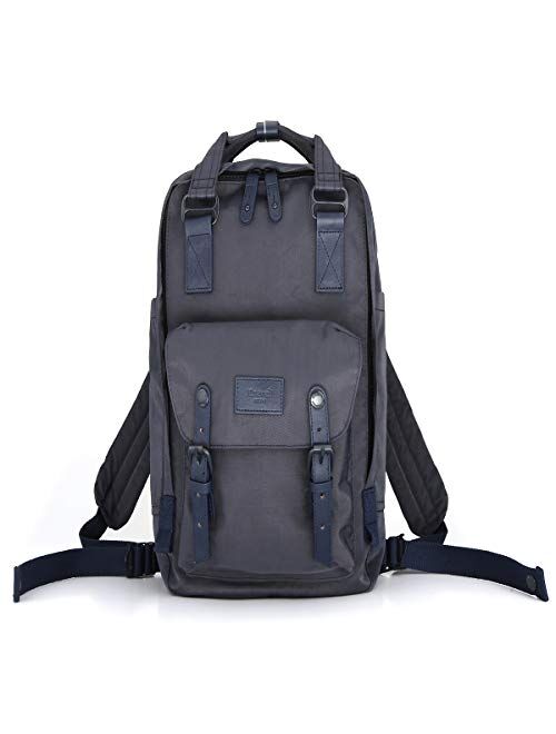 Himawari School Waterproof Backpack 14.9 inch College Vintage Travel Bag,14 inch Laptop for Student (187-02#)