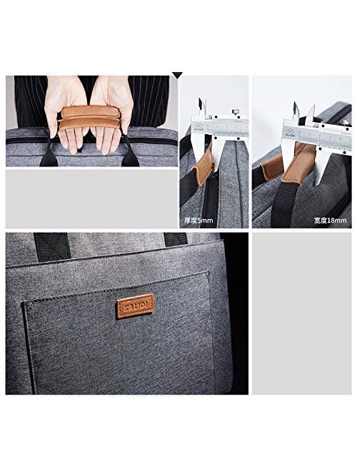 KALIDI Laptop Bag, Notebook Briefcase Messenger Shoulder Bag for Dell Alienware/MacBook/Lenovo/HP, Travelling, Business