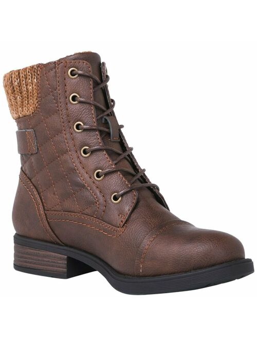 Globalwin Synthetic Leather Zipper Fashion Boots