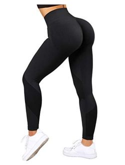 MOOSLOVER Women Leopard Scrunch Butt Lifting Leggings Seamless High Waisted  Yoga Pants