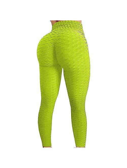 TIK Tok Leggings, Womens Seamless Leggings High Waisted Workout Tight Leggings Yoga Pants