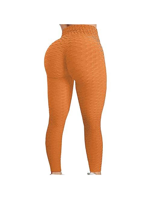 TIK Tok Leggings, Womens Seamless Leggings High Waisted Workout Tight Leggings Yoga Pants