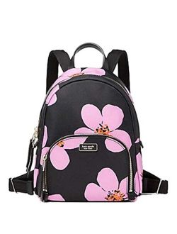 DAWN GRAND FLORA BLACK MLTI MEDIUM BACKPACK BAG