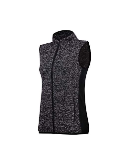 Golf Vests for Women Thermal Sleeveless Vests Outerwear with Pockets& Women Fleece Vest Lightweight