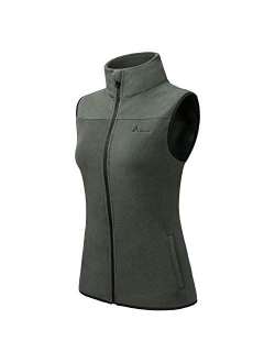 Golf Vests for Women Thermal Sleeveless Vests Outerwear with Pockets& Women Fleece Vest Lightweight