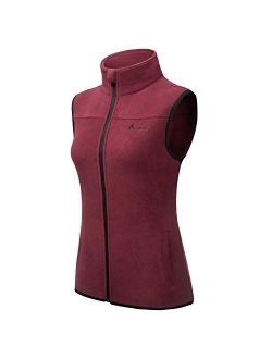 Golf Vests for Women Thermal Sleeveless Vests Outerwear with Pockets& Women Fleece Vest Lightweight