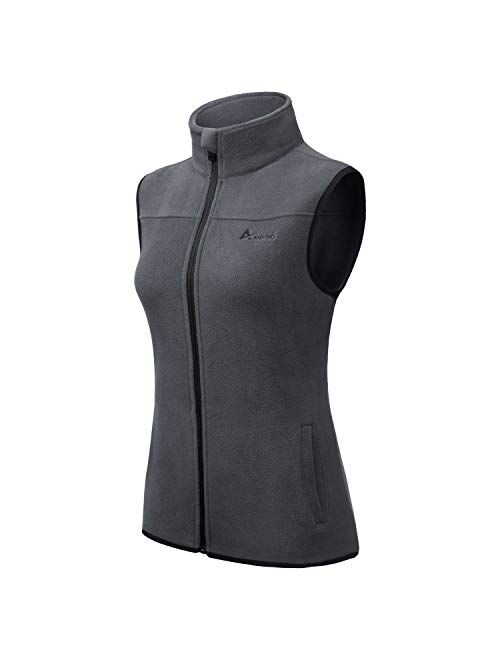 ANIVIVO Golf Vests for Women Thermal Sleeveless Vests Outerwear with Pockets& Women Fleece Vest Lightweight