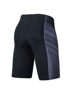 Cycling Shorts Men Cool Max Padded,Mens Bike Shorts Comfort Road Bike Shorts with Anti-Slip Belt