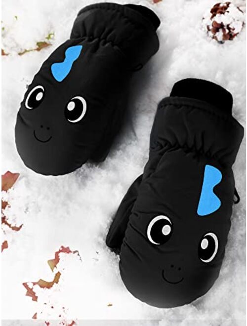 Boao Kids Snow Ski Mittens Winter Gloves Warm Waterproof Mittens for Girls and Boys