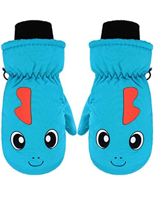 Boao Kids Snow Ski Mittens Winter Gloves Warm Waterproof Mittens for Girls and Boys