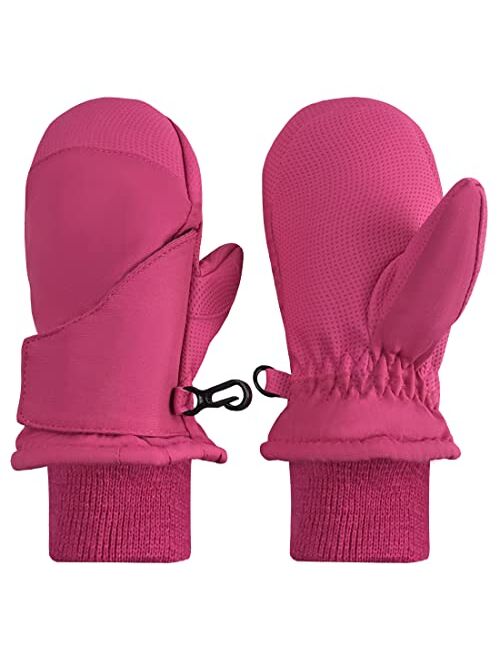 N'Ice Caps Kids Waterproof Snow Mittens - Thinsulate Boys Girls Cold Weather