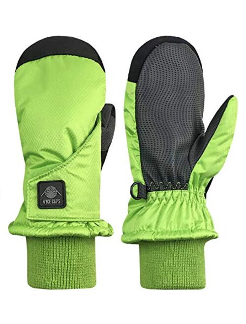 N'Ice Caps Kids Waterproof Snow Mittens - Thinsulate Boys Girls Cold Weather