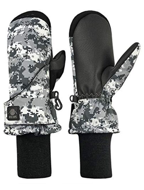 N'Ice Caps Kids Waterproof Snow Mittens - Thinsulate Boys Girls Cold Weather