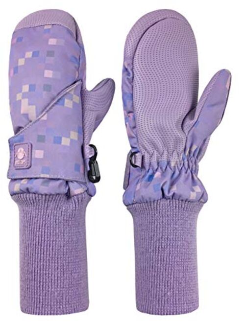 N'Ice Caps Kids Waterproof Snow Mittens - Thinsulate Boys Girls Cold Weather