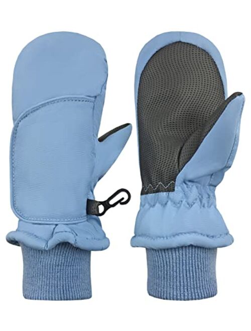 N'Ice Caps Kids Waterproof Snow Mittens - Thinsulate Boys Girls Cold Weather