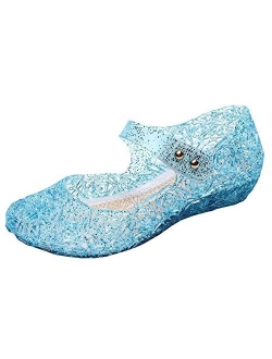 Vokamara Jelly Mary Jane Dance Party Princess Shoes for Girls