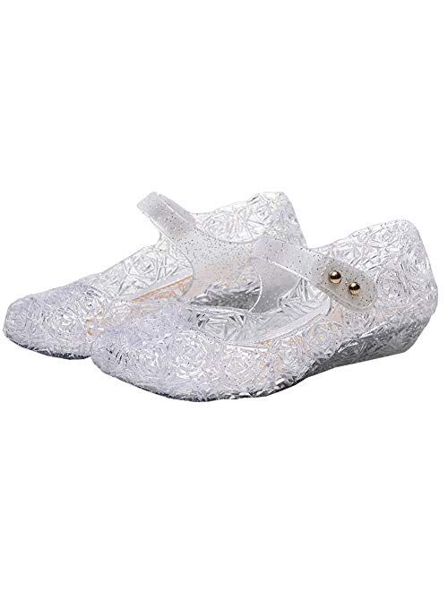 Vokamara Jelly Mary Jane Dance Party Princess Shoes for Girls