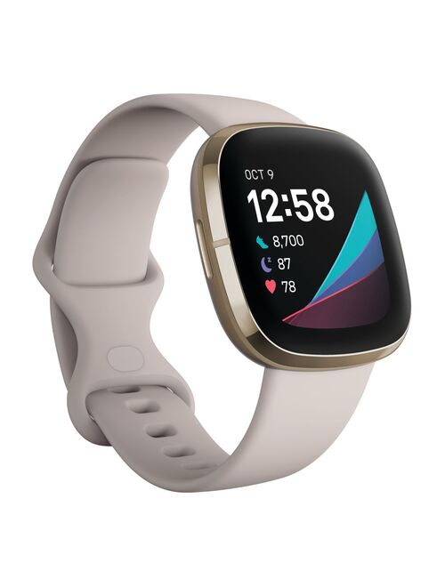 Fitbit Sense Advanced Smartwatch with Tools for Heart Health, Stress Management & Skin Temperature Trends, One Size (S & L Bands Included)