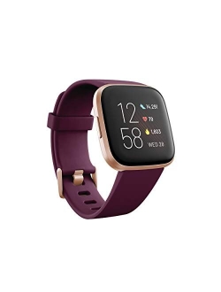 Versa 2 FB507BKBK Special Edition Health & Fitness Smartwatch with Heart Rate, Music, Alexa Built-in, Sleep & Swim Tracking