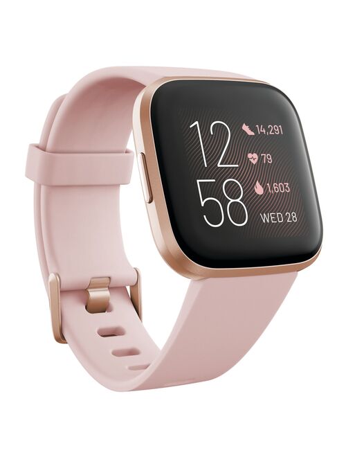 Fitbit Versa 2 FB507BKBK Special Edition Health & Fitness Smartwatch with Heart Rate, Music, Alexa Built-in, Sleep & Swim Tracking