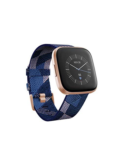 Fitbit Versa 2 FB507BKBK Special Edition Health & Fitness Smartwatch with Heart Rate, Music, Alexa Built-in, Sleep & Swim Tracking