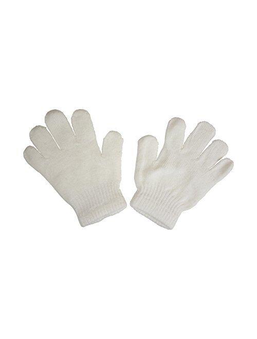 Kids Gloves Magic Knit Gloves for Girls/Boys Solid Colors