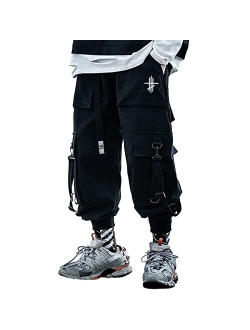 Mens Long Casual Cargo Pants Boys Girls Young Streetwear Pant Wild Women Loose Street Hip hop Sports