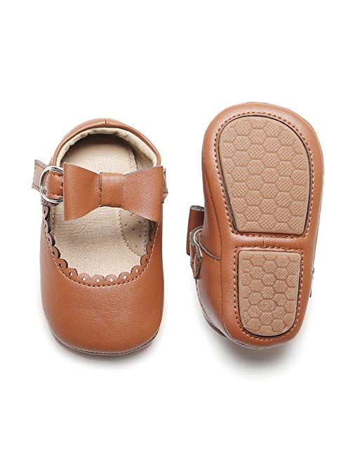 Felix & Flora Soft Sole Leather Crib Shoes