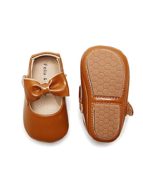 Felix & Flora Soft Sole Leather Baby Walking Shoes