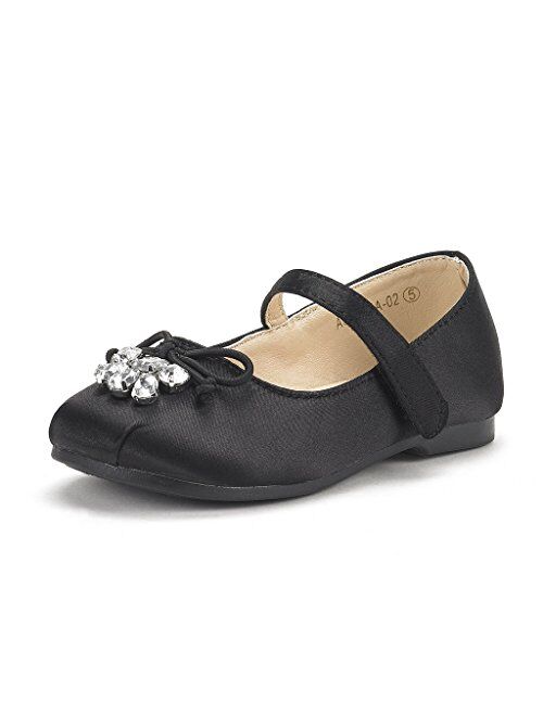 DREAM PAIRS Girl's Aurora-03 Mary Jane Ballerina Flat Shoes