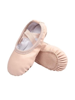 STELLE Girls Ballet Dance Shoes Slippers for Kids Toddler