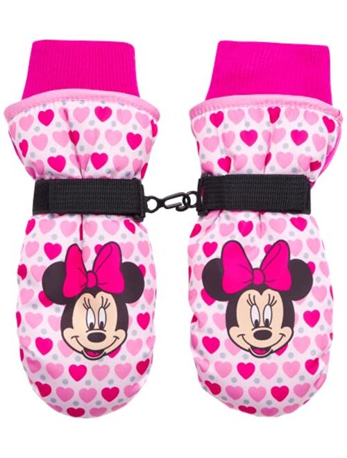 Disney Girls' Winter Insulated Snow Ski Gloves Minnie Mouse or Frozen II Elsa & Anna (Toddler/Little Girls)