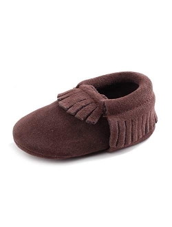 OOSAKU Infant Toddler Baby Soft Sole PU Leather Bowknots Shoes