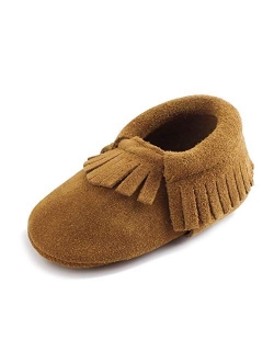 OOSAKU Infant Toddler Baby Soft Sole PU Leather Bowknots Shoes