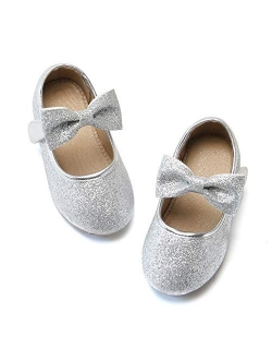 Felix & Flora Toddler Little Girl Mary Jane Dress Shoes - Ballet Flats for Girl Party School Shoes