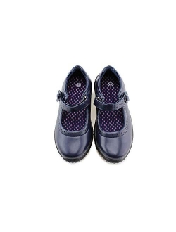 Jabasic Girl's Mary Jane School Uniform Shoes