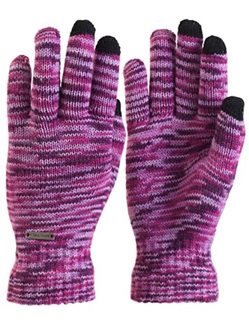 TrailHeads Women's Space Dye Touch Screen Knit Gloves