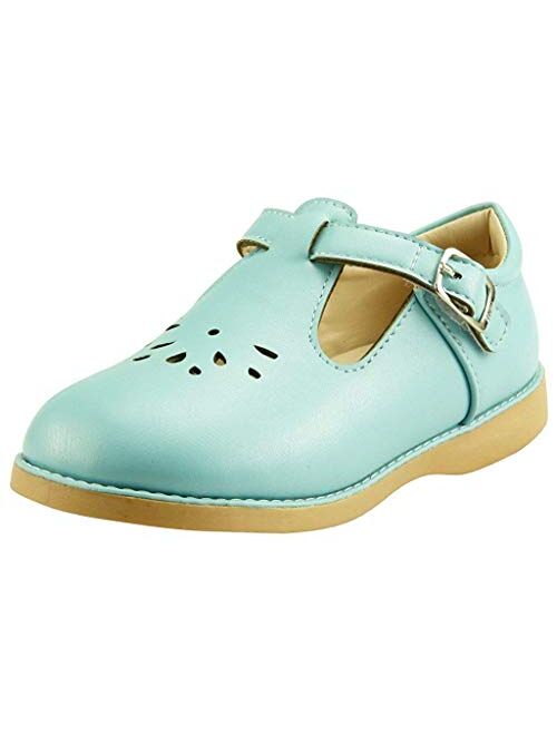 The Doll Maker Girl's Mary Jane Flat for Toddler/Little Kid School Dress Shoes