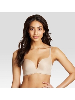 Self Expressions Womens Wireless Plunge Push-Up Bra SE1189