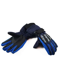 Insulated Winter Cold Weather Ski Gloves for Kids (Boys and Girls) Waterproof Windproof
